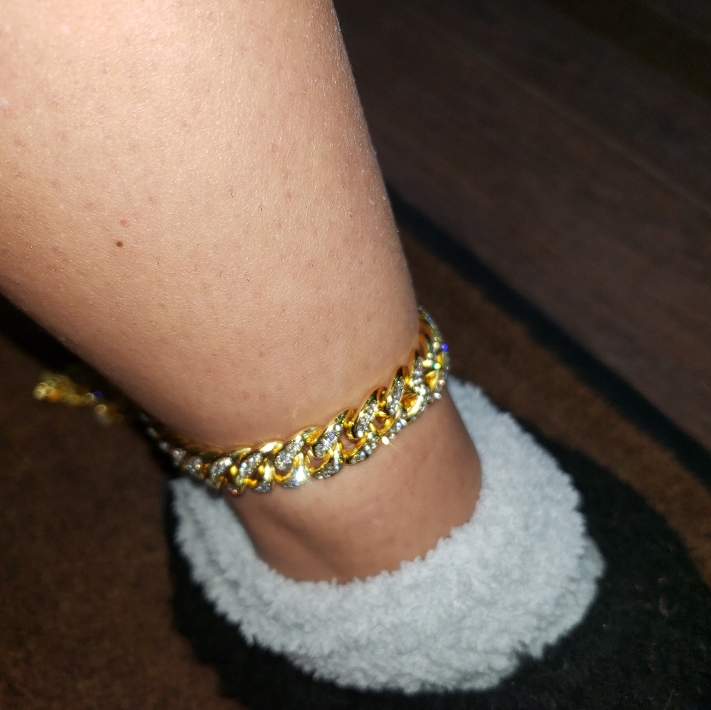 Miami Cuban Link Anckle Bracelet or Necklace
